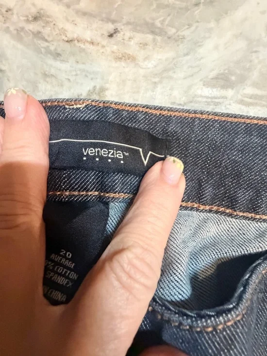 Venezia Lane Bryant Jeans Womens 20 Average Straight Leg Medium Wash Plus Denim - Picture 2 of 9